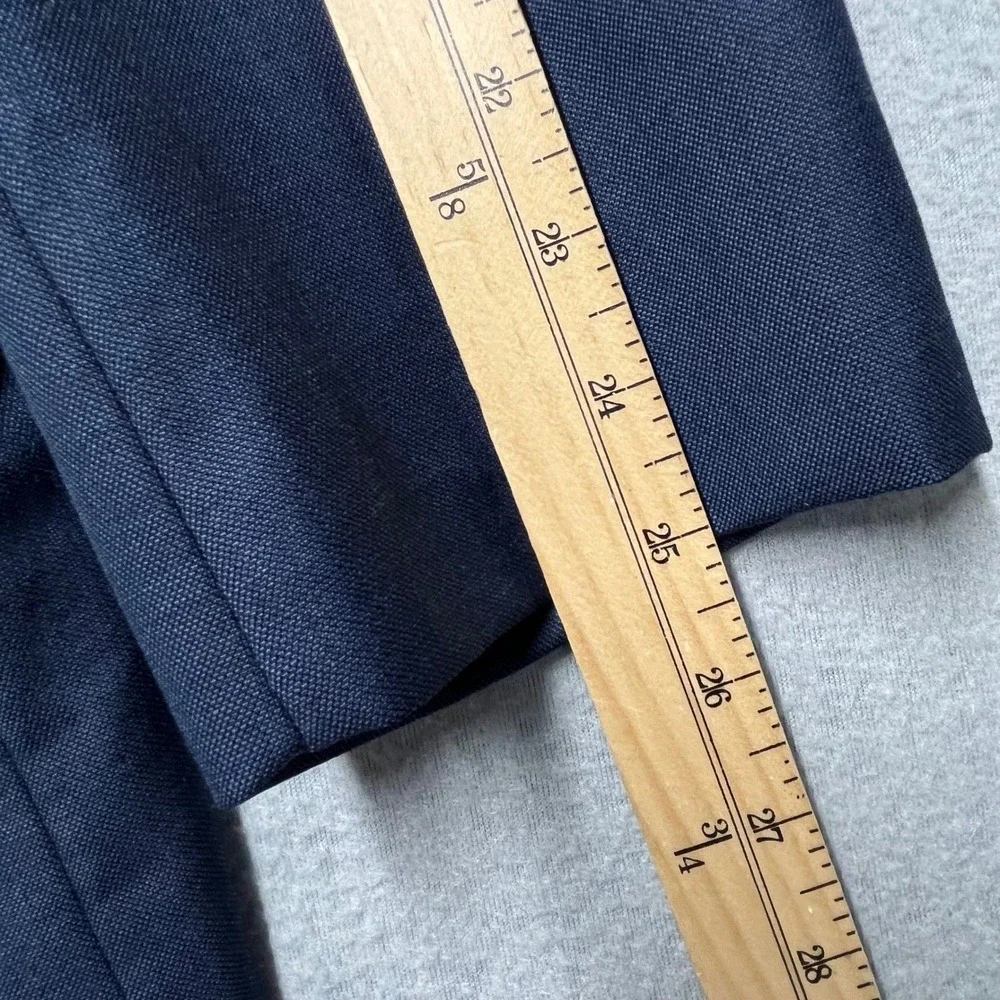 New Tommy Hilfiger Blazer Men Wool Suit Jacket Sport Coat 38R Nave Blue 2 button